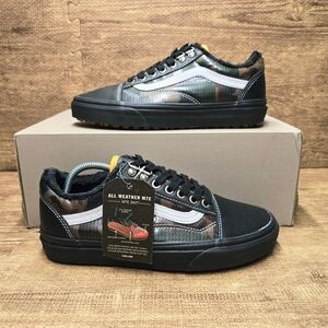 Vans Old Skool MTE Black Camo Sneakers Skate Shoes Men 6.5 Women 8 Faux Fur